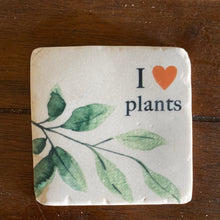 Load image into Gallery viewer, 4pc Resin Plant Lovers Coasters