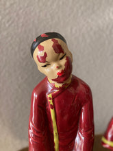 Load image into Gallery viewer, Vintage Oriental Kissing Couple-Red
