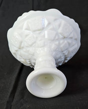 Load image into Gallery viewer, Westmoreland Milk Glass Quilted Pattern Candle Holder
