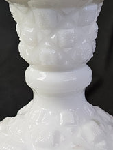 Load image into Gallery viewer, Westmoreland Milk Glass Quilted Pattern Candle Holder
