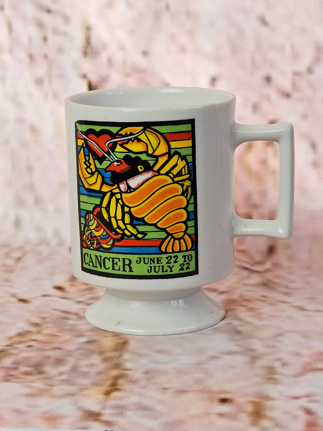 Vintage Cancer Zodiac Mug