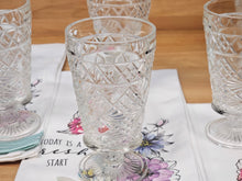 Load image into Gallery viewer, Cut Glass Cups set of 6
