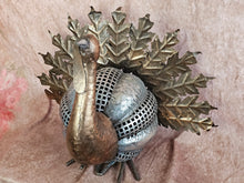 Load image into Gallery viewer, Festive Mixed Metal Welded Turkey
