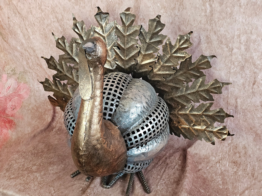 Festive Mixed Metal Welded Turkey