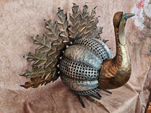 Load image into Gallery viewer, Festive Mixed Metal Welded Turkey
