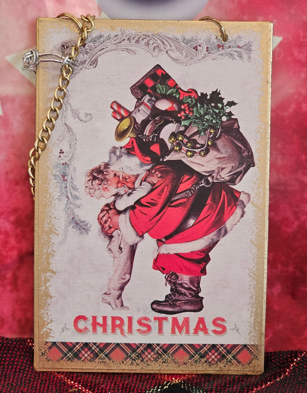 Medium Tin Ornament Christmas Sign