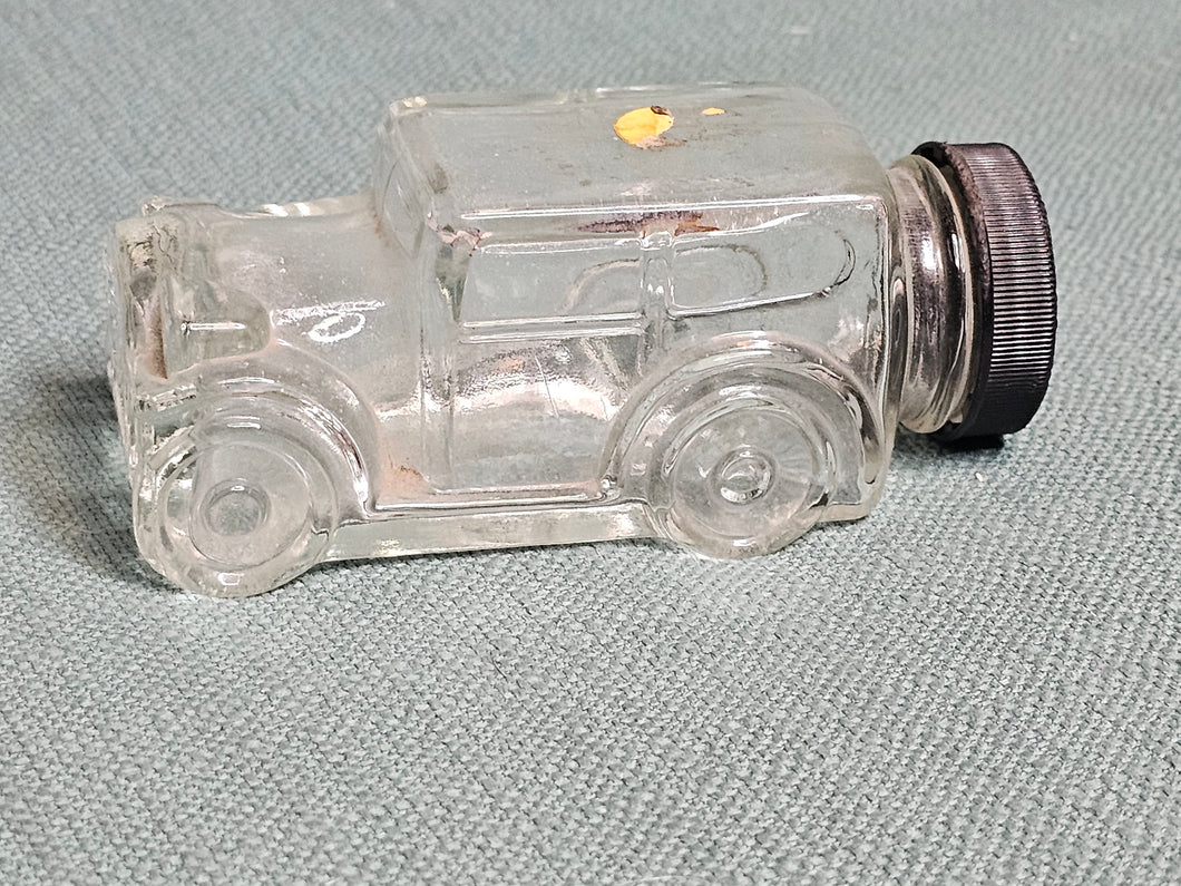 Vintage Glass Car Bottle