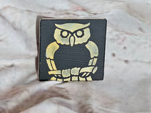 Load image into Gallery viewer, Hand Stamped Owl Coaster
