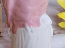 Load image into Gallery viewer, White and Pink Ceramic Cockatiel
