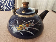 Load image into Gallery viewer, Beautiful Floral Enamel Vintage Tea Pot
