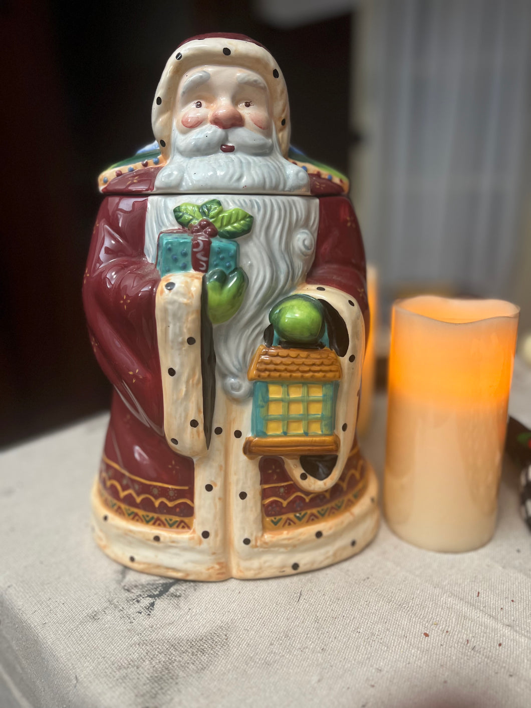 Vintage Santa Cookie Jar