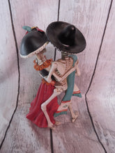 Load image into Gallery viewer, EBROS COUPLE DANCING Day Of The Dead Celebration Skeleton Figurine 12" Tall Hats
