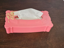 Load image into Gallery viewer, Pink and Yellow Vintage Tissue Box
