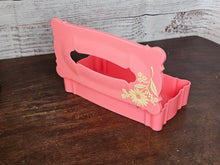 Load image into Gallery viewer, Pink and Yellow Vintage Tissue Box
