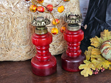 Load image into Gallery viewer, Red Glass Oil Lanterns
