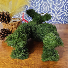 Load image into Gallery viewer, Faux pine vintage reindeer with bell
