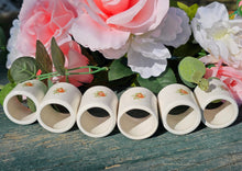 Load image into Gallery viewer, Vintage Ceramic Napkin Holders, Rose Embossed
