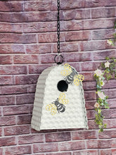 Load image into Gallery viewer, Metal Beehive Honeycomb Bird House
