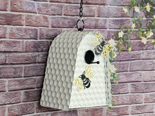 Load image into Gallery viewer, Metal Beehive Honeycomb Bird House
