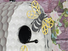 Load image into Gallery viewer, Metal Beehive Honeycomb Bird House
