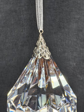 Load image into Gallery viewer, Crystal Clear Acrylic Diamond Shaped Christmas Ornament
