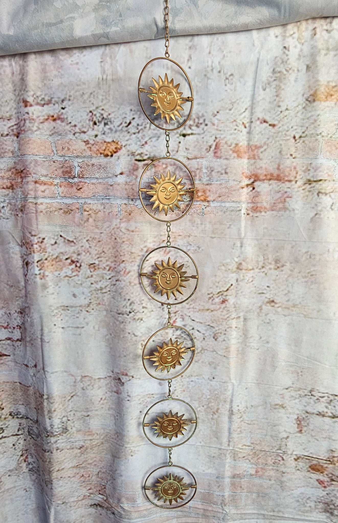 Iron Sunface Kinetic Wind Chain – Urban Legends Antiques