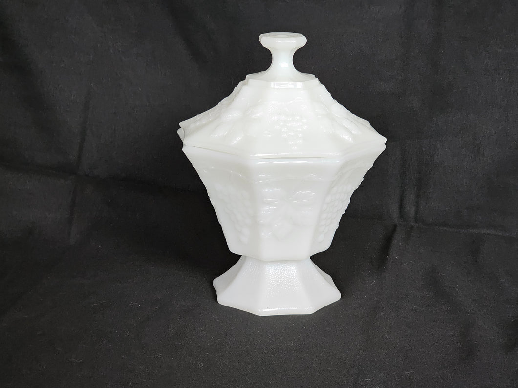 Milk Glass Candy Dish