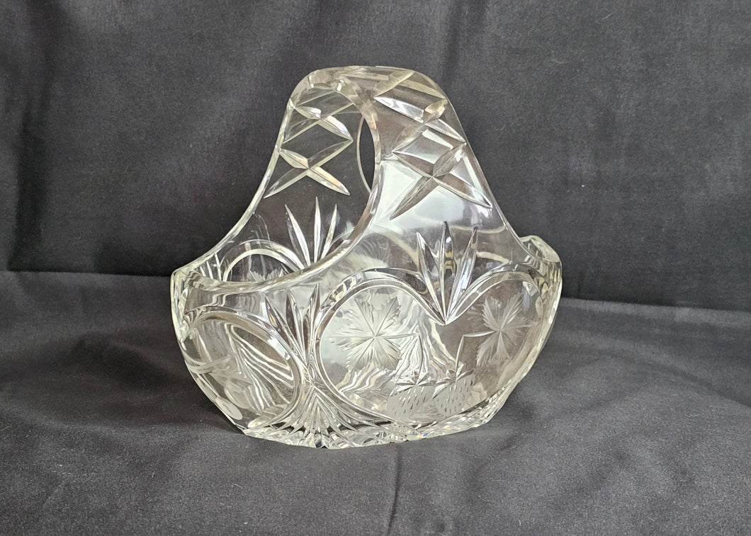 Glass Crystal Fruit Basket