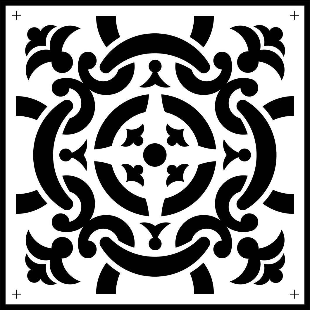 Celtic Tile Stencil