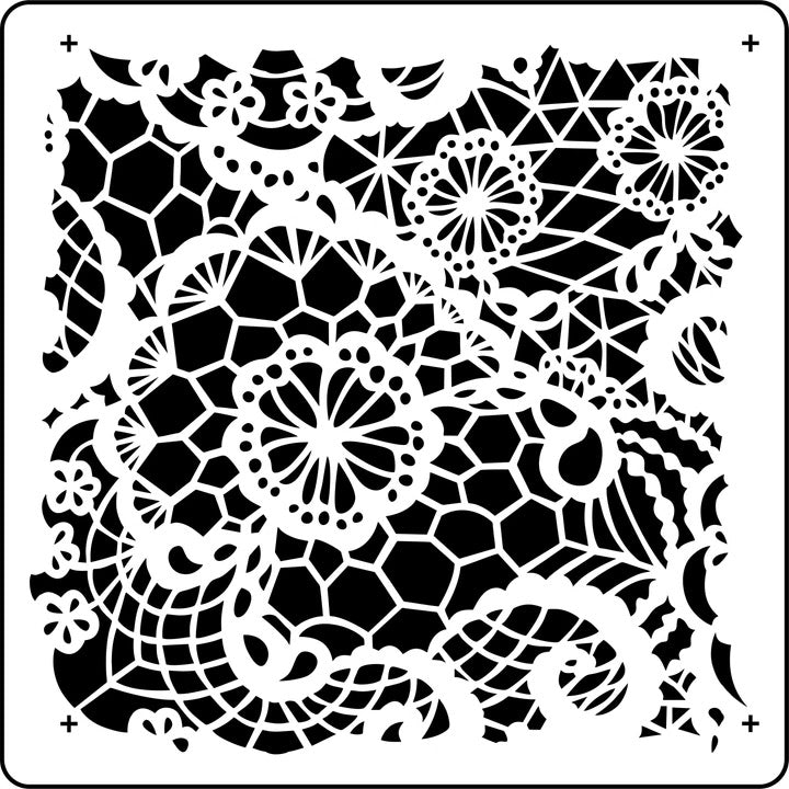 Cottage Lace | Designs by Vintage Retail Therapy by Mara Stencil