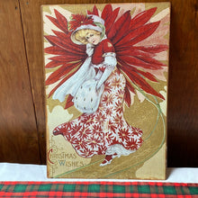 Load image into Gallery viewer, Vintage Printed Metal Christmas Sign
