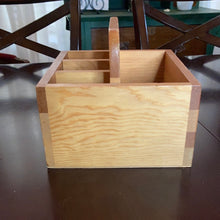 Load image into Gallery viewer, Wooden caddy with watermelon detail
