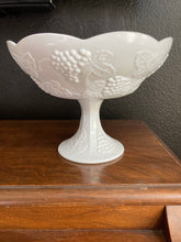 Load image into Gallery viewer, Milk Glass pedestal bowl- Large
