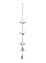 Load image into Gallery viewer, Bronze Iron Patina Flower Mini Rain Chains
