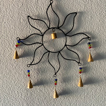 Load image into Gallery viewer, Metal Sun Wind Chime
