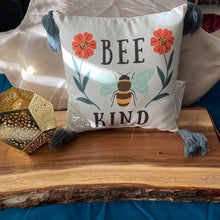 Load image into Gallery viewer, Bee Kind Decorative Pillow Small
