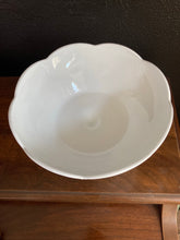 Load image into Gallery viewer, Milk Glass pedestal bowl- Large
