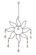 Load image into Gallery viewer, Metal Sun Wind Chime
