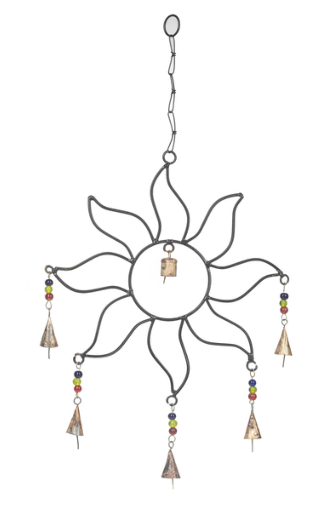 Metal Sun Wind Chime