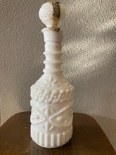 Load image into Gallery viewer, Vintage 1969 Jim Beam  Milk Glass Bottle with stopper
