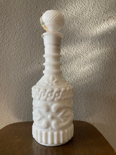 Load image into Gallery viewer, Vintage 1969 Jim Beam  Milk Glass Bottle with stopper
